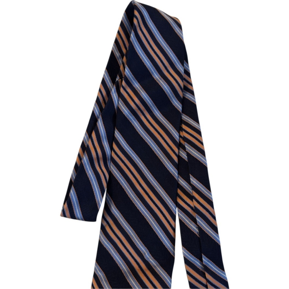 🌺𝐂𝐇𝐀𝐏𝐒 𝐍𝐀𝐕𝐘 𝐎𝐑𝐀𝐍𝐆𝐄 𝟏𝟎𝟎% 𝐒𝐈𝐋𝐊 𝐓𝐈𝐄 - Picture 4 of 6